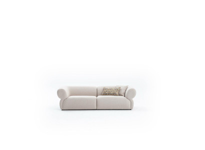 Sofa Couch Polster Möbel Dreisitzer 3 Sitzer Modern Design Couch Beige